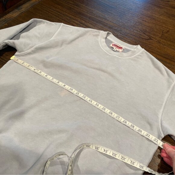 Madewell Men's Sz XS McCarren Midweight Crewneck Sweatshirt Blue Gray NK077 - Picture 10 of 13